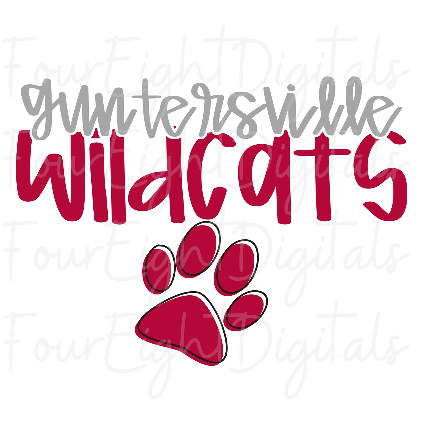 GUNTERSVILLE WILDCATS WITH PAW