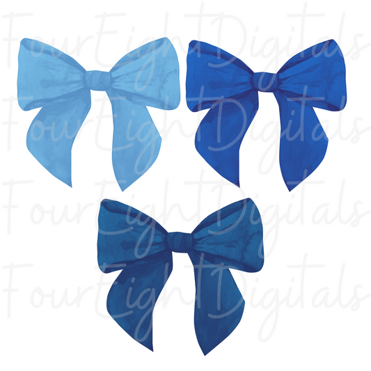 BLUE COLLECTION PLAIN BOWS