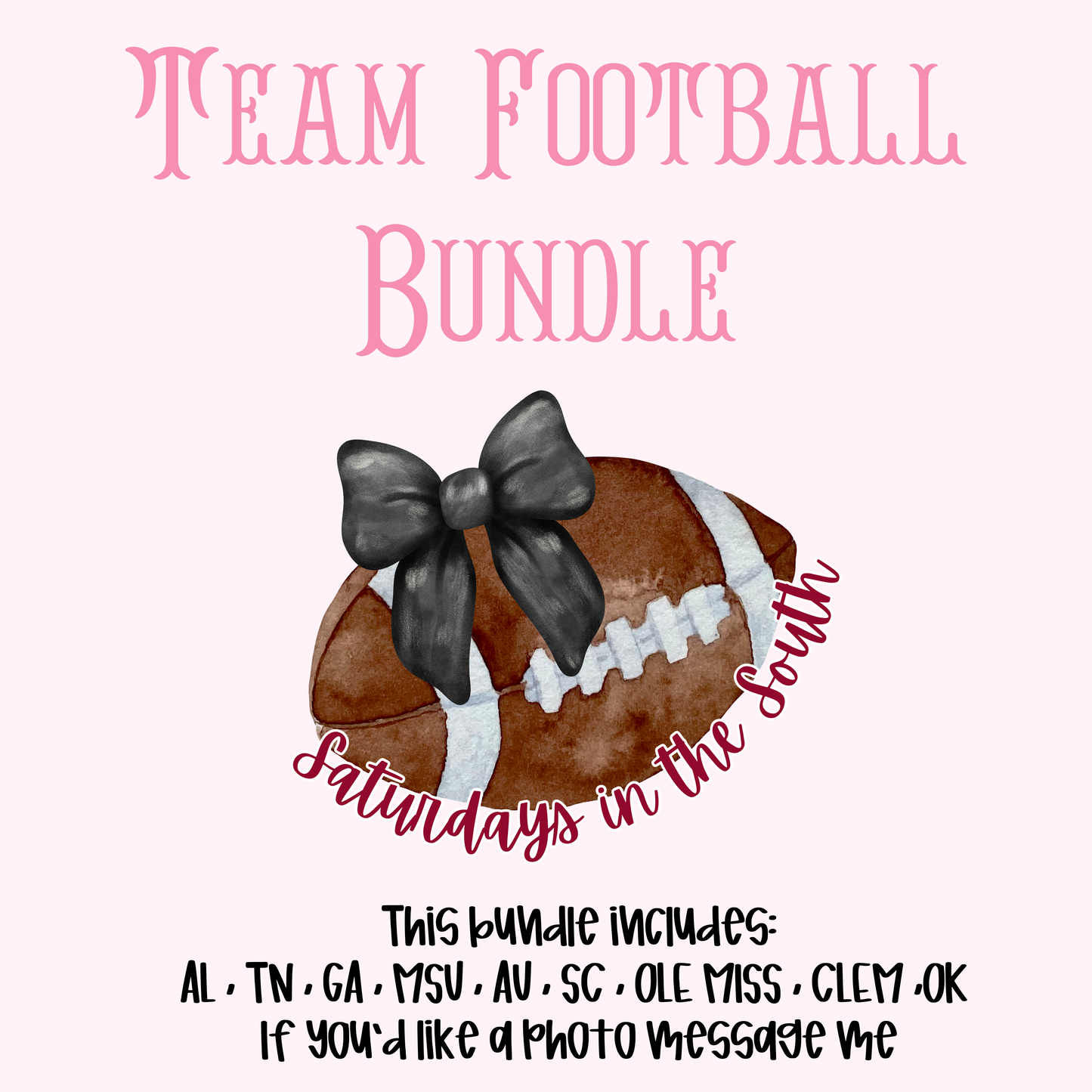 FOOTBALL COQUETTE BUNDLE