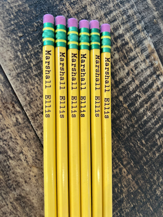 NAME ENGRAVED PENCILS